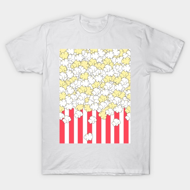 BUTTERED Popcorn T-Shirt by SartorisArt1